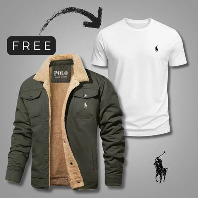 Maxis | Heritage Sherpa Jacket med Gratis Premiumskjorta för Herr