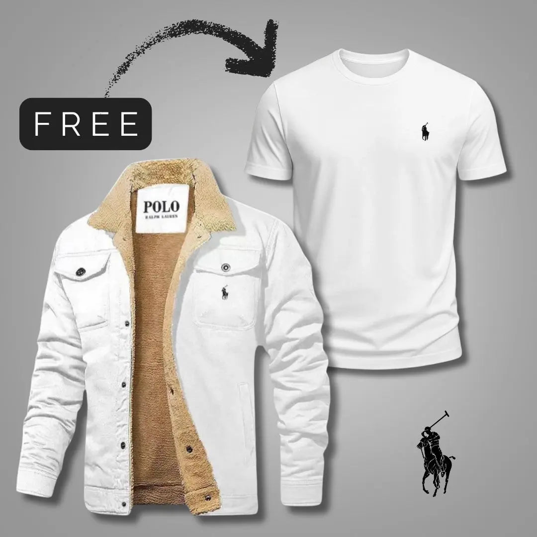 Maxis | Heritage Sherpa Jacket med Gratis Premiumskjorta för Herr